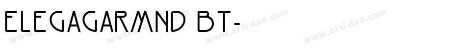 ElegaGarmnd BT字体转换